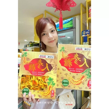 Kẹo nhân sâm the mát Hongkong 200g - Quà Tết sang trọng, giảm giá 128.888đ 3