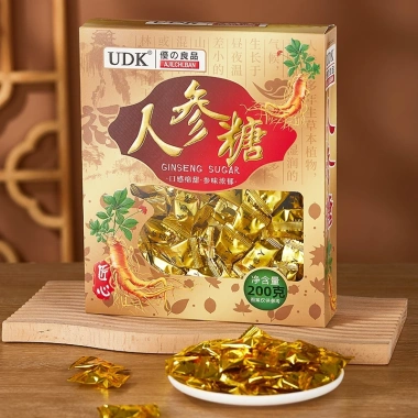 Kẹo nhân sâm the mát Hongkong 200g - Quà Tết sang trọng, giảm giá 128.888đ 8