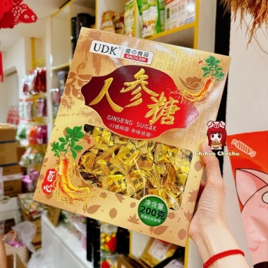 Kẹo nhân sâm the mát Hongkong 200g - Quà Tết sang trọng, giảm giá 128.888đ 10