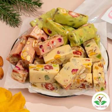 Kẹo Nougat Hạnh Phúc Mix 500g Loại 1 Dinh Dưỡng, Ít Ngọt, Ăn Kiêng, Giá 159k Healthy 3