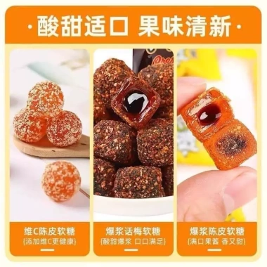 Kẹo Omai chanh muối và mận muối 500gr - Ưu đãi 129.000đ, ngon ăn Tết 3 Kẹo Omai chanh muối và mận muối 500gr - Ưu đãi 129.000đ, ngon ăn Tết 3