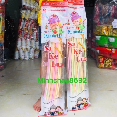 Kẹo Ống C Bột Siêu Dài 50cm Khổng Lồ - 34.000đ (Giá gốc 42.500đ) - Ngọt, Bền