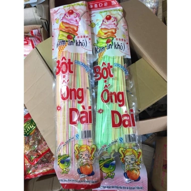 Kẹo Ống C Bột Siêu Dài 50cm Khổng Lồ - 34.000đ (Giá gốc 42.500đ) - Ngọt, Bền