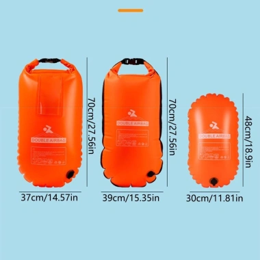 Kéo Phao Túi Khô, Bơm Hơi PVC Chống Thấm, Dây Đeo Eo Điều Chỉnh - 151.910₫