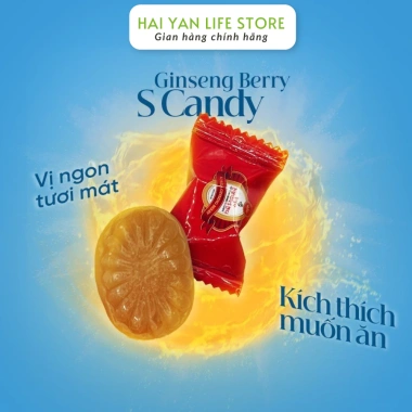 Kẹo quả nhân sâm Hàn Quốc không đường Haesong Vina 200gr – Thư giãn, bồi bổ, tăng năng lượng, tỉnh táo, giảm giá 289.000 VND 2
