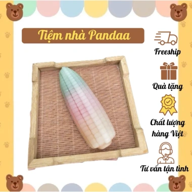 Kẹo sáp hình trái bắp khổng lồ mix vị siu cute - Size 9.5x3.3cm, giá chỉ 27.000đ