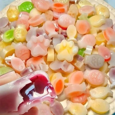 Kẹo sáp nhân siro trái cây 1kg giá ưu đãi 65k - Iyesfood khuyến mãi siêu rẻ