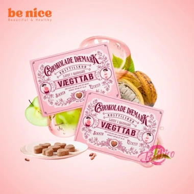 Kẹo Socola Daemark Vaegttab giảm cân, giảm mỡ toàn thân 40 viên - Be Nice 360k