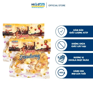 Kẹo Socola Đồng Tiền Đồng Xu HEADWAY Vina 310g - Ngọt ngào mềm mịn dễ ăn 45.150 VND