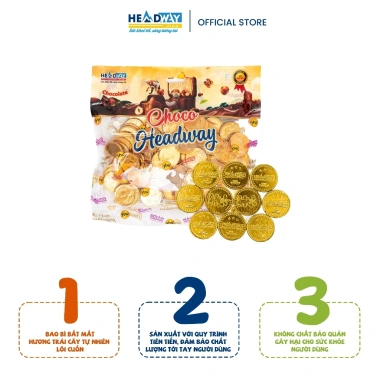 Kẹo Socola Đồng Tiền Đồng Xu HEADWAY Vina 310g - Ngọt ngào mềm mịn dễ ăn 45.150 VND