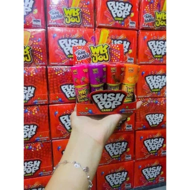 Kẹo Son Môi Push Pop Thái Lan 12 Thỏi 14g - Siêu Hot Giá Rẻ 82.600đ