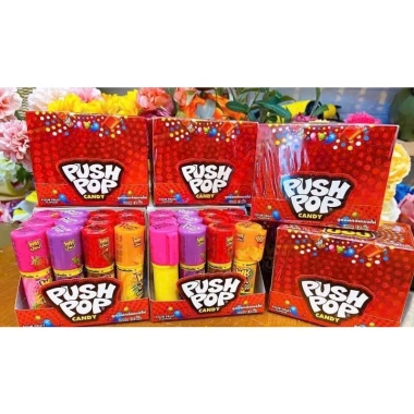 Kẹo Son Môi Push Pop Thái Lan 12 Thỏi 14g - Siêu Hot Giá Rẻ 82.600đ