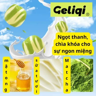 Kẹo sữa Geliqi 27g - Matcha Latte, Cà phê sữa, Dừa ngọt, Zip, Giá chỉ 59.000đ 2 Kẹo sữa Geliqi 27g - Matcha Latte, Cà phê sữa, Dừa ngọt, Zip, Giá chỉ 59.000đ 2