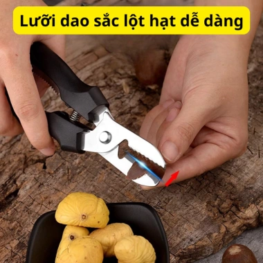 Kéo Tách Hạt Dẻ TH02 - Dụng Cụ Thép Tách Vỏ Nhanh Chóng, Dễ Dàng, Sạch Sẽ - 74.000₫