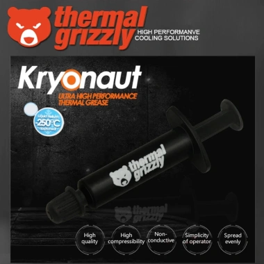 Keo tản nhiệt Grizzly Kryonaut 12.5W/m.k - Hiệu suất cao, giá chỉ 165.770 VND 4 Keo tản nhiệt Grizzly Kryonaut 12.5W/m.k - Hiệu suất cao, giá chỉ 165.770 VND 4