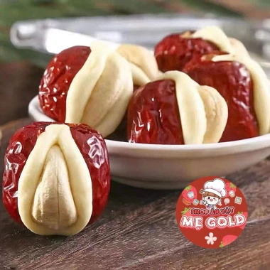 Kẹo táo đỏ kẹp sữa lạc đà nhân hạt điều - Giảm giá 23% chỉ 110.000đ 5