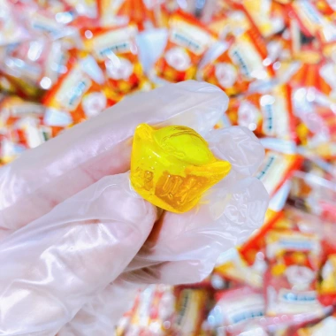 Kẹo Tết 1Kg Thần Tài Hình Thỏi Vàng Nhân Trái Cây - Giá ưu đãi 52.000đ