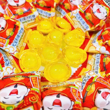 Kẹo Tết 1Kg Thần Tài Hình Thỏi Vàng Nhân Trái Cây - Giá ưu đãi 52.000đ