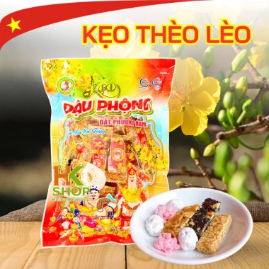 Kẹo Thèo Lèo Đất Phương Nam – Đậu phộng giòn tan, Đặc sản Tết Xưa, giảm giá 35% chỉ 35.640₫