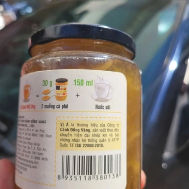 Keo Trà Chanh Mật Ong Hàn Quốc 450gr - Ngon, Tốt sức khỏe, 106.200 VND