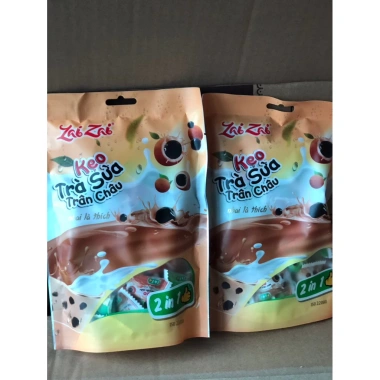 Kẹo Trà Sữa Trân Châu Zai Zai Nhai 200g - Giá giảm 31.888đ, thơm ngon, giòn tan