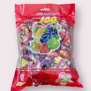 Kẹo Trái Cây Fruit 100 Gói 900g - Hương vị tươi ngon, giảm 20% chỉ 75.000₫, hàng chính hãng