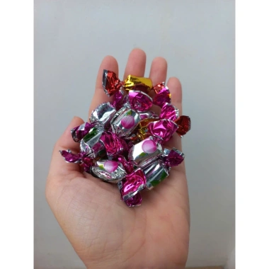 Kẹo trái cây sắc màu 1KG - Đồ ăn vặt Tết, giảm giá 55k, vị ngọt tự nhiên 2