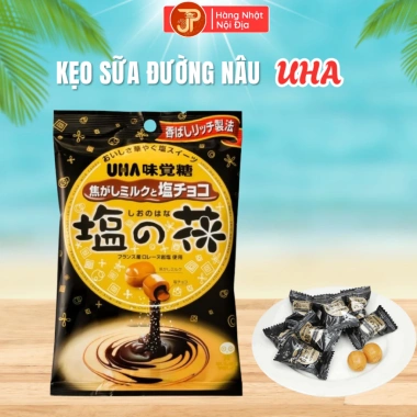 Kẹo UHA Caramel Shio No Hana Nhật Bản - Caramen Muối Ngọt Mặn, Giá chỉ 65.000đ