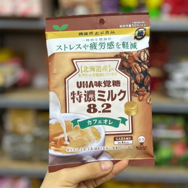 Kẹo UHA Nhật Bản 10 vị (trà xanh, lúa mạch, sữa bò...) giảm giá chỉ 49.000₫