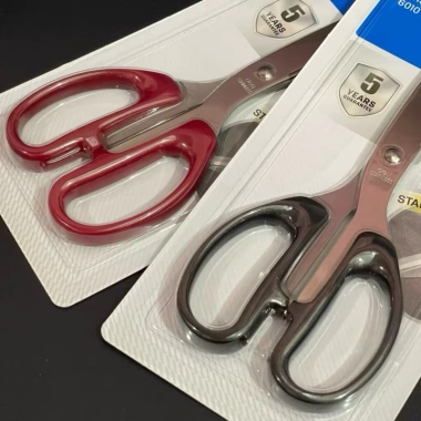 Kéo Văn Phòng Deli 6.009-6.010 Lưỡi Hợp Kim Thép Không Gỉ Siêu Bén Giá 45.000