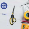 Kéo văn phòng K20 K19 - Kéo cắt giấy 250mm/210mm, bền, siêu mỏng, giá chỉ 30.000₫ 8