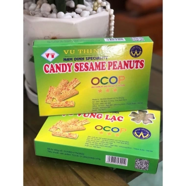 Kẹo Vừng Lạc Vũ Thịnh 500g Loại 1 – Giá Giảm 110k, Giòn Tan, Thơm Ngon, Dinh Dưỡng