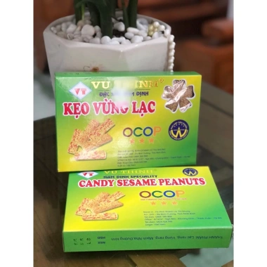 Kẹo Vừng Lạc Vũ Thịnh 500g Loại 1 – Giá Giảm 110k, Giòn Tan, Thơm Ngon, Dinh Dưỡng