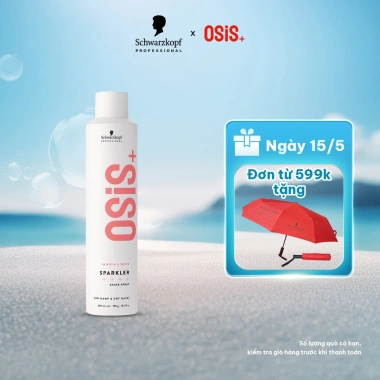 Keo Xịt Bóng Tóc OSiS+ Sparkler 300ml - Giữ Nếp Vĩnh Viễn, Không Nhờn, Giá 376k