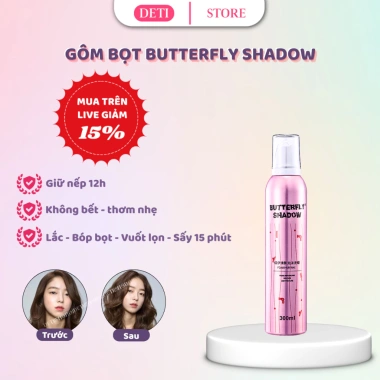 Keo Xịt Tóc Gôm Mềm Giữ Nếp, Tạo Uốn Xoăn Tự Nhiên Bồng Bềnh - DETI SHOP 79k