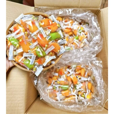 Kẹo xoài nhân muối ớt 1KG - Bánh kẹo Tết siêu ngon, giá ưu đãi 45.000đ