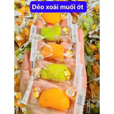Kẹo xoài nhân muối ớt 1KG - Bánh kẹo Tết siêu ngon, giá ưu đãi 45.000đ 6