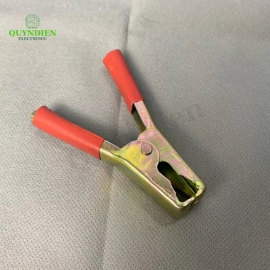 Kẹp ắc quy 100A Thép không rỉ Đỏ Đen 93mm - Lò xo cực khỏe - Linh kiện điện tử QUỲNH DIỈN - Giá 24.250 VND