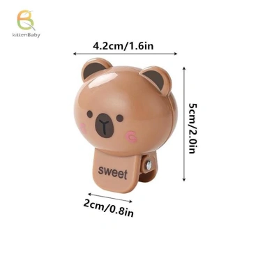 Kẹp bàn chải đánh răng động vật hoạt hình - Bảo vệ chống bụi, di động, thích hợp du lịch gia đình
