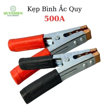 Kẹp Bình ắc quy Acquy 500A Thép không rỉ 1 đôi đỏ đen - Giá ưu đãi 63.050đ QUỲNH DIỈN