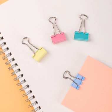 Kẹp Bướm Đa Màu 6 Kích Thước 15-51mm - Binder Clips DOUBLE CLIP Giá Ưu Đãi 57,000 VND 2