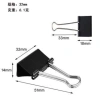 Kẹp bướm giấy Slecho đa kích thước 15-51mm - Giá ưu đãi 20.000đ, chất lượng cao 7