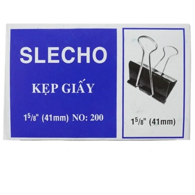 Kẹp bướm giấy Slecho đa kích thước 15-51mm - Giá ưu đãi 20.000đ, chất lượng cao 9