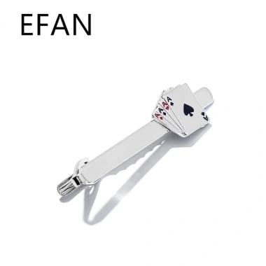 Kẹp Cà Vạt Nam Kim Loại Poker Tie - Thanh Lịch Cho Đầm, Áo Sơ Mi, Giá 54.000₫