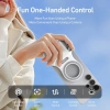 Kẹp Camera Điện Thoại Từ Tính TELESIN – Nút Chụp Không Dây, Đèn Đầy, 3 Chân, MFI, 1/4 2