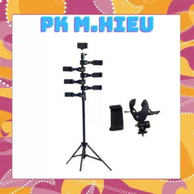 Kẹp càng cua gắn điện thoại cho tripod, xe đạp, chân đèn livestream, chụp hình quay phim, 25.000₫