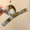 Kẹp Càng Cua Lớn 13cm Nữ - Họa Tiết Tranh Sơn Dầu Acrylic, Giữ Tóc Chắc Sau Gáy 3