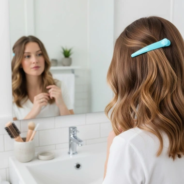 Kẹp Cạnh Chống Trượt Đầy Màu Sắc cho Phòng Tắm & Mỹ Phẩm, Bền Bỉ Bảo Vệ 2