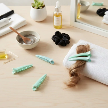 Kẹp Cạnh Chống Trượt Đầy Màu Sắc cho Phòng Tắm & Mỹ Phẩm, Bền Bỉ Bảo Vệ 4