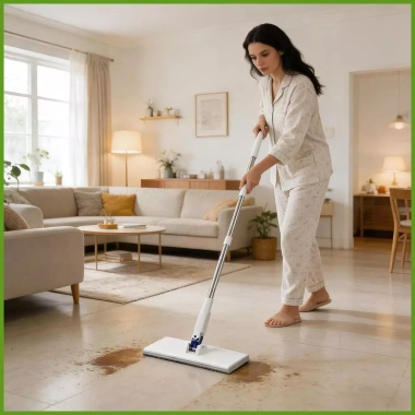 Kẹp Cây Lau Nhà Greiwe2vn Tái Sử Dụng Khô & Ướt, Chà Bụi, Lau Phẳng Bếp, Phòng Tắm – 279.720₫